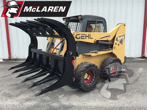 ebay skid steer grapple|heavy duty skid steer grapple.